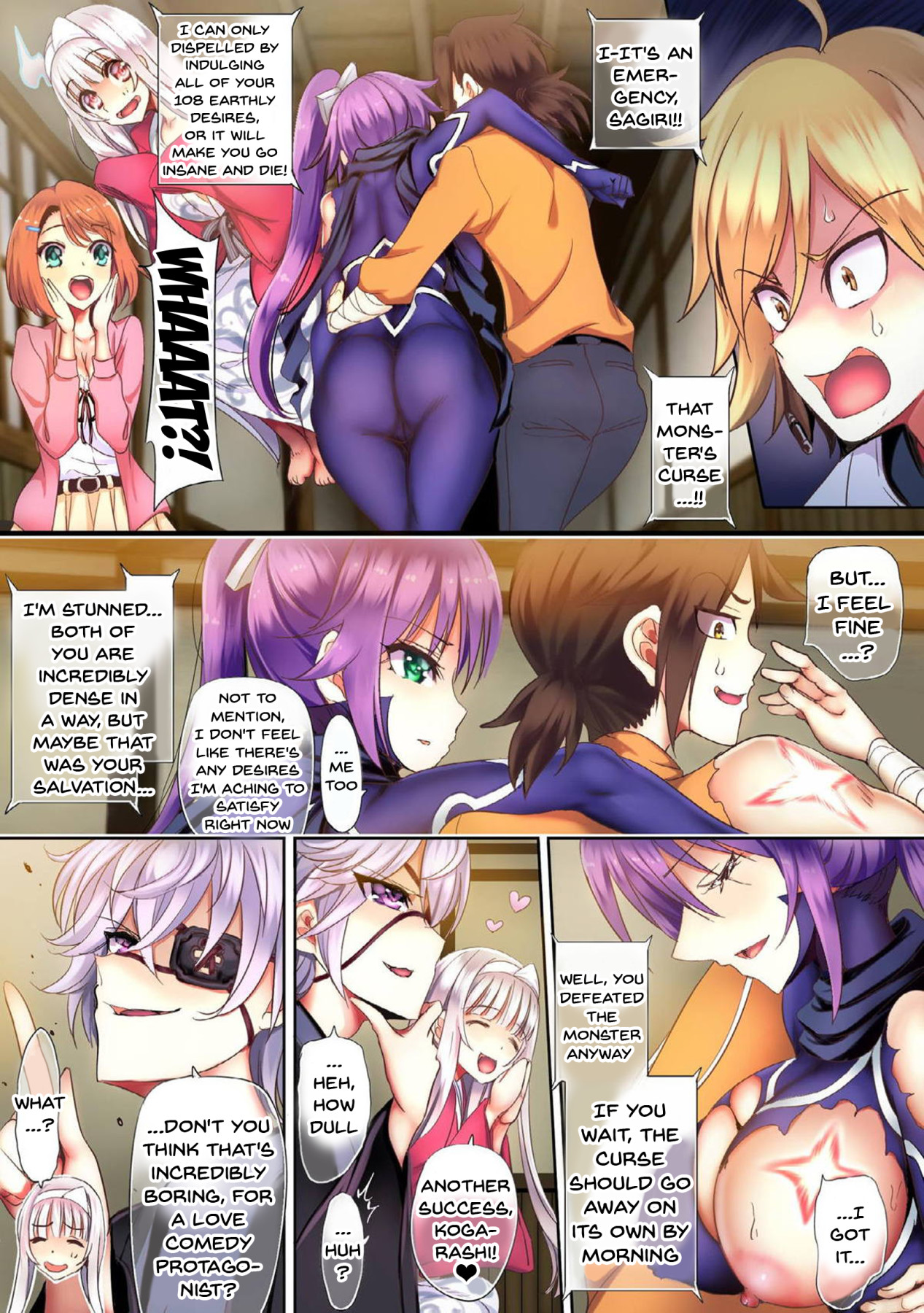 Hentai Manga Comic-Unless This Harem Protagonist Cam Cum 100 Times He Won't Be Able To Stop Being Hard!!-Read-4